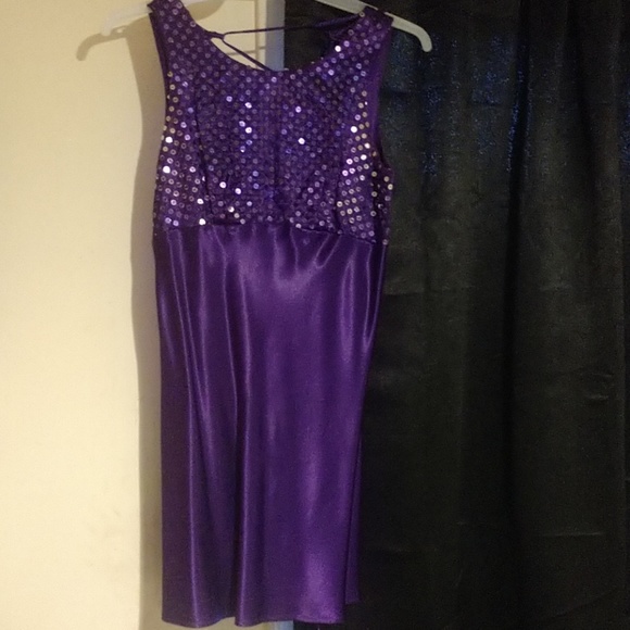 All about jazz purple sequin dress - Picture 1 of 3